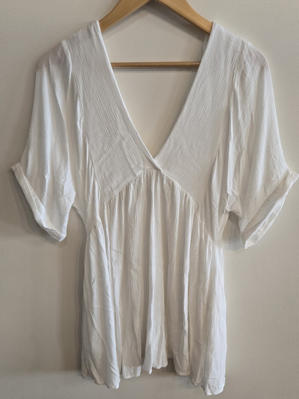 O'Neill White V-Neck Women’s Swim Coverup